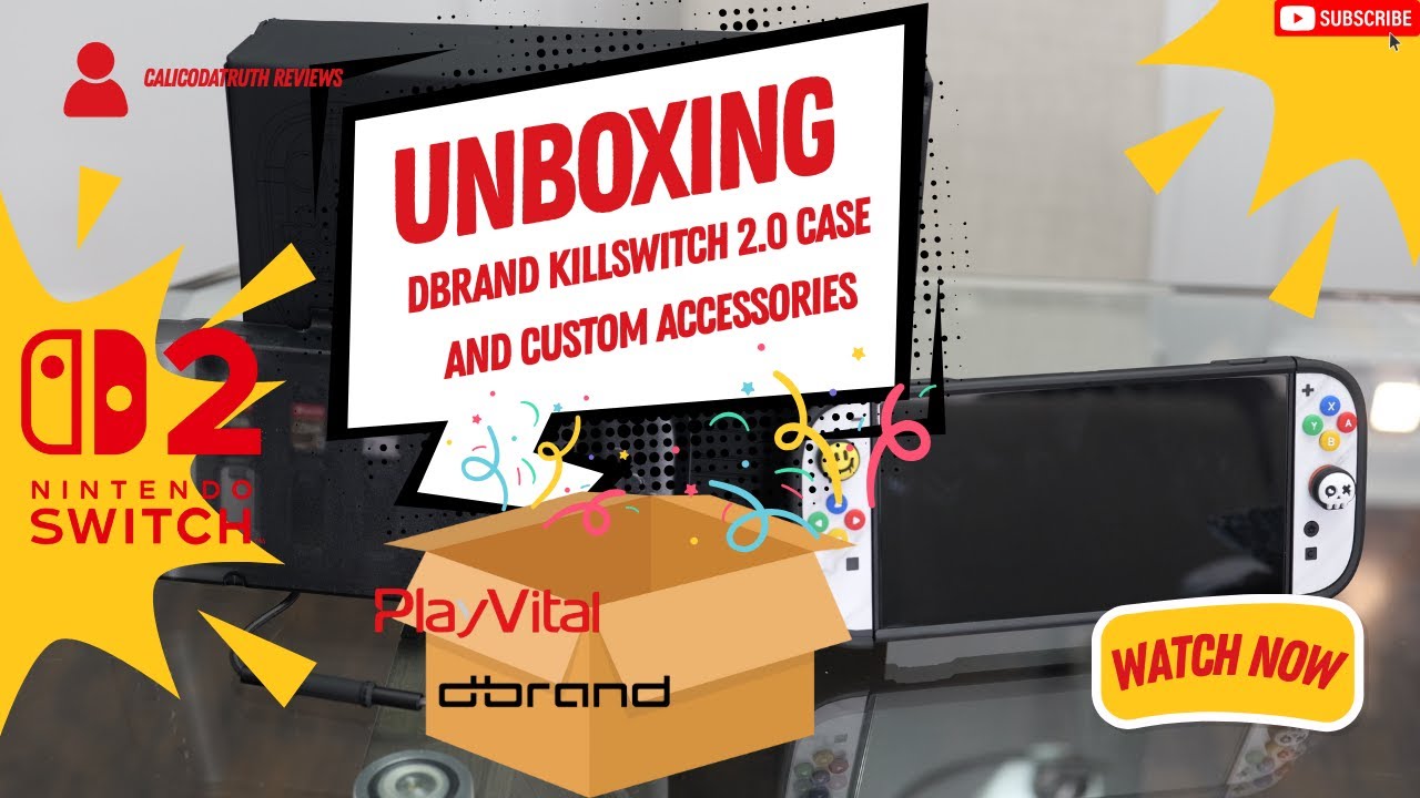 Распаковка Killswitch 2.0 для Nintendo Switch 2! И кастомные аксессуары! @dbrand
