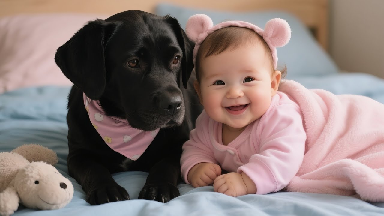 Puppies and Babies Creating the Sweetest Friendship