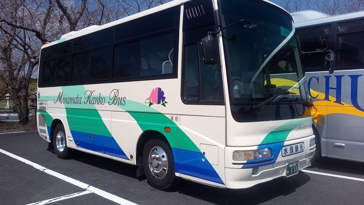 観光バス3月の知覧路を走る 其の2 Tourist buses run on Tiran Japanese road in  March #2