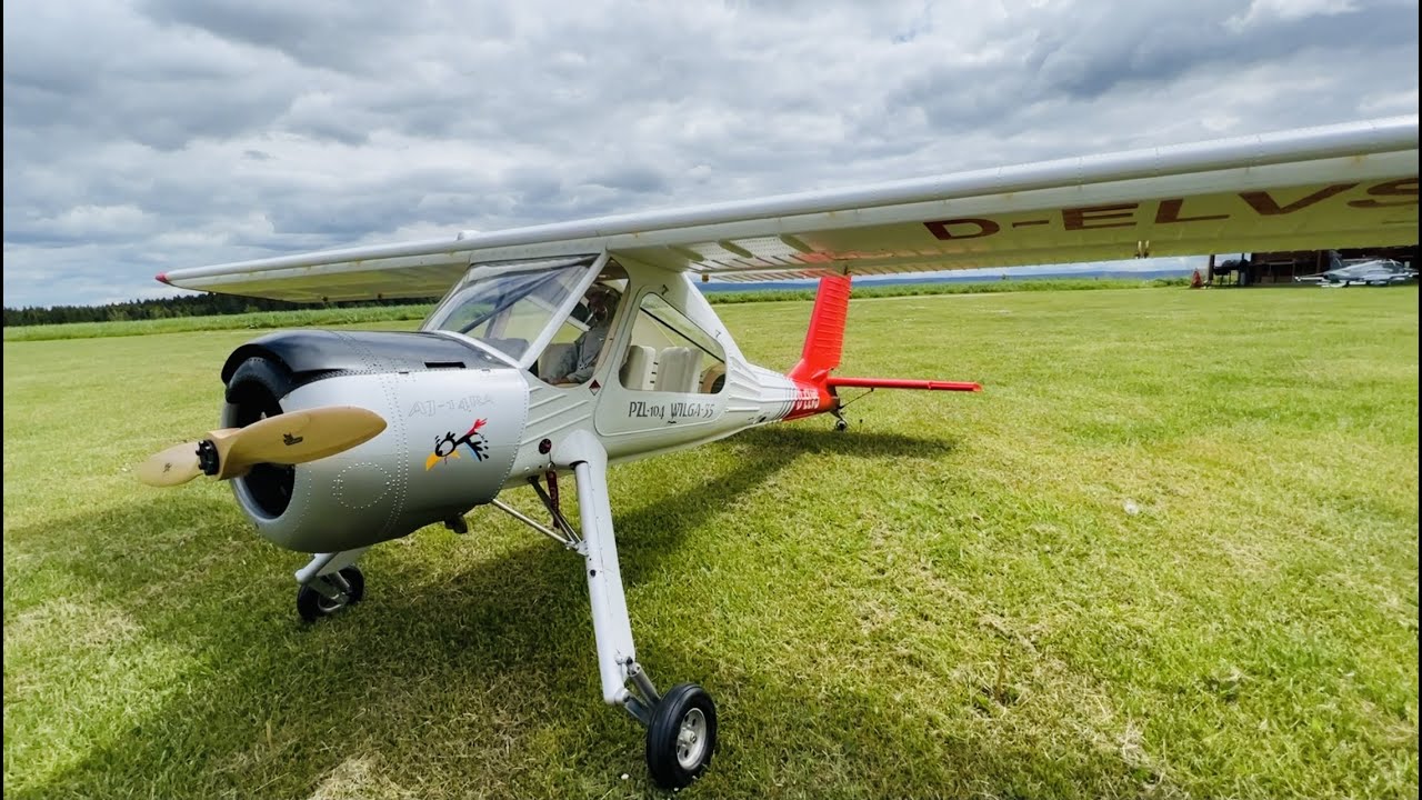 PZL-104 Wilga 35 Tomahawk Aviation / RC Airplane close up / Moki 250cc Engine