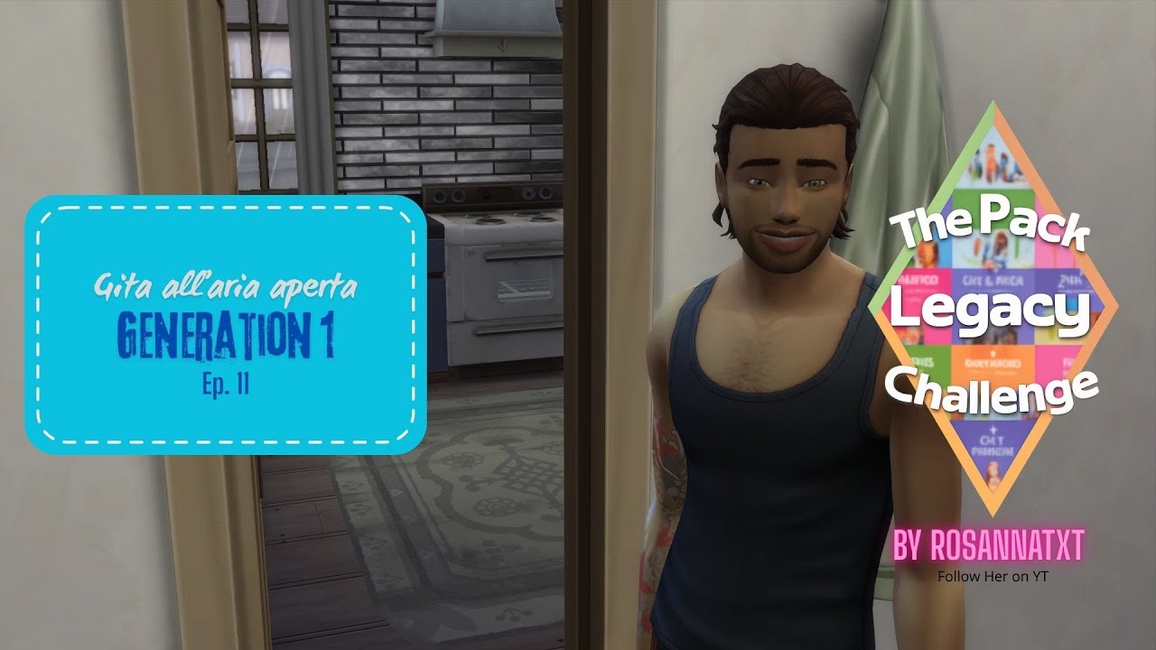 Pack Legacy Challenge Ep. 11 - The Sims 4 - Arrostitura di salsicciotti e compleanni!
