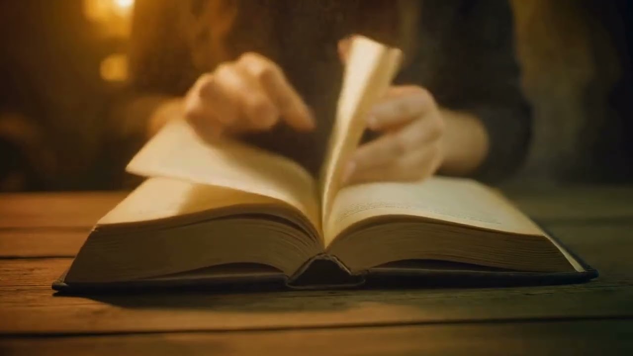 ASMR Seiten Umblättern 📖 Sanfte Buchgeräusche & leise Musik zum Einschlafen (Ohne Werbung)