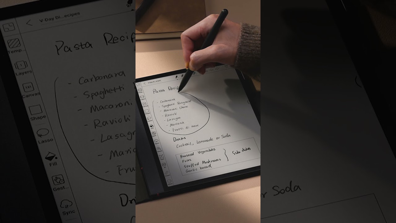 Use Note Air3 C to make planning easy and fun, and have a memorable Valentine's Day. #valentinesday
