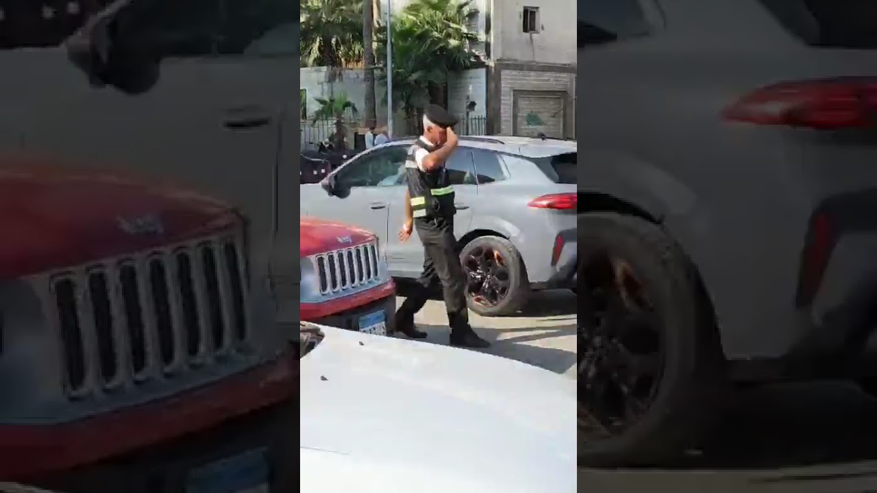 عم إبراهيم.. رجل المرور الذي خطف قلوب أهالي المنصورة بجدعنته وتفانيه في العمل