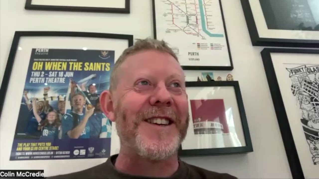 Our second interview with Colin McCredie