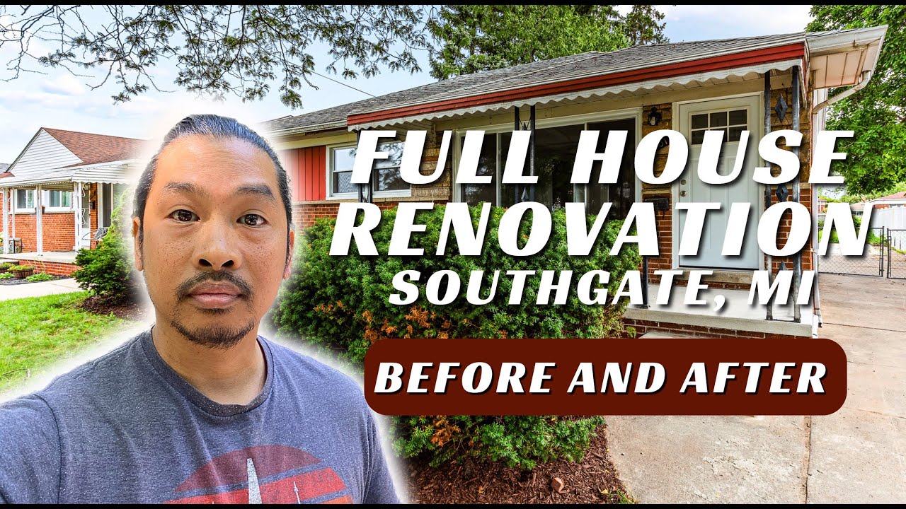 Full Renovations Before and After - Detroit Michigan - Real Estate Investing