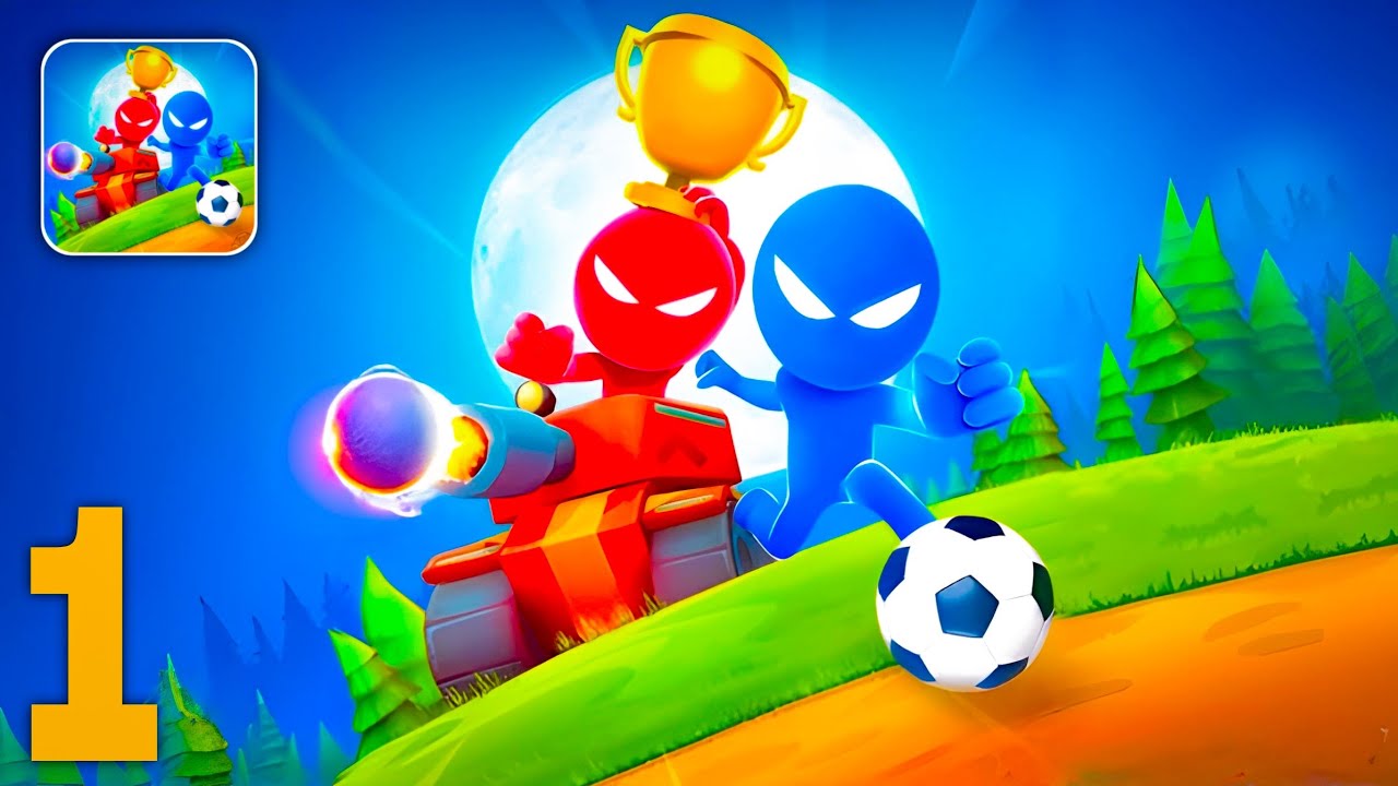 Stickman Party Gameplay Walkthrough Part 1 (iOS, Android)