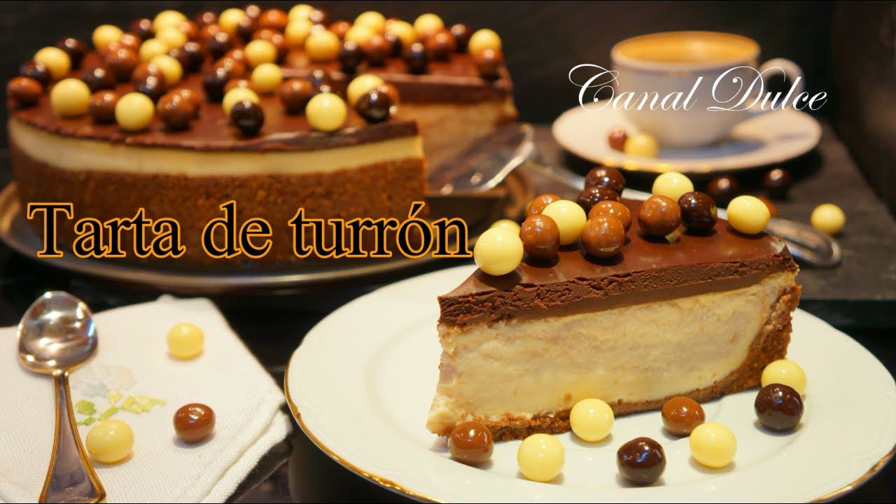 SIN HORNO TARTA DE TURRÓN  EL POSTRE PERFECTO PARA ESTÁ NAVIDAD