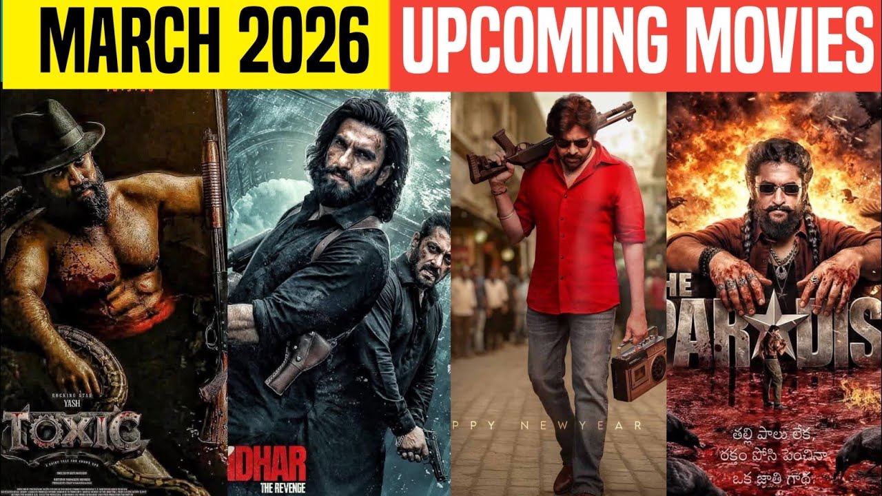 12 Upcoming Movies In March 2026 In Hindi | Upcoming Bollywood & South Movies 2026 | Dhurandhar 2 