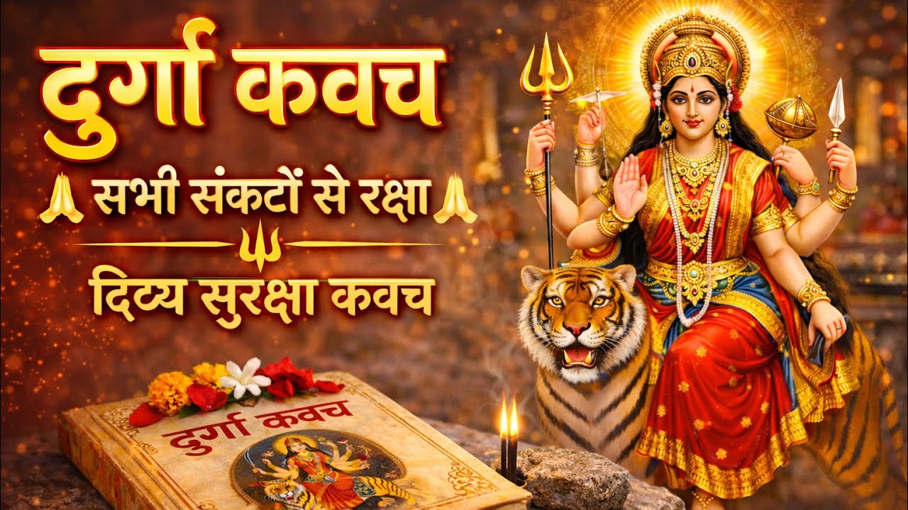 श्री दुर्गा कवच पाठ | Durga Kavach | सभी संकटों से रक्षा करने वाला शक्तिशाली कवच