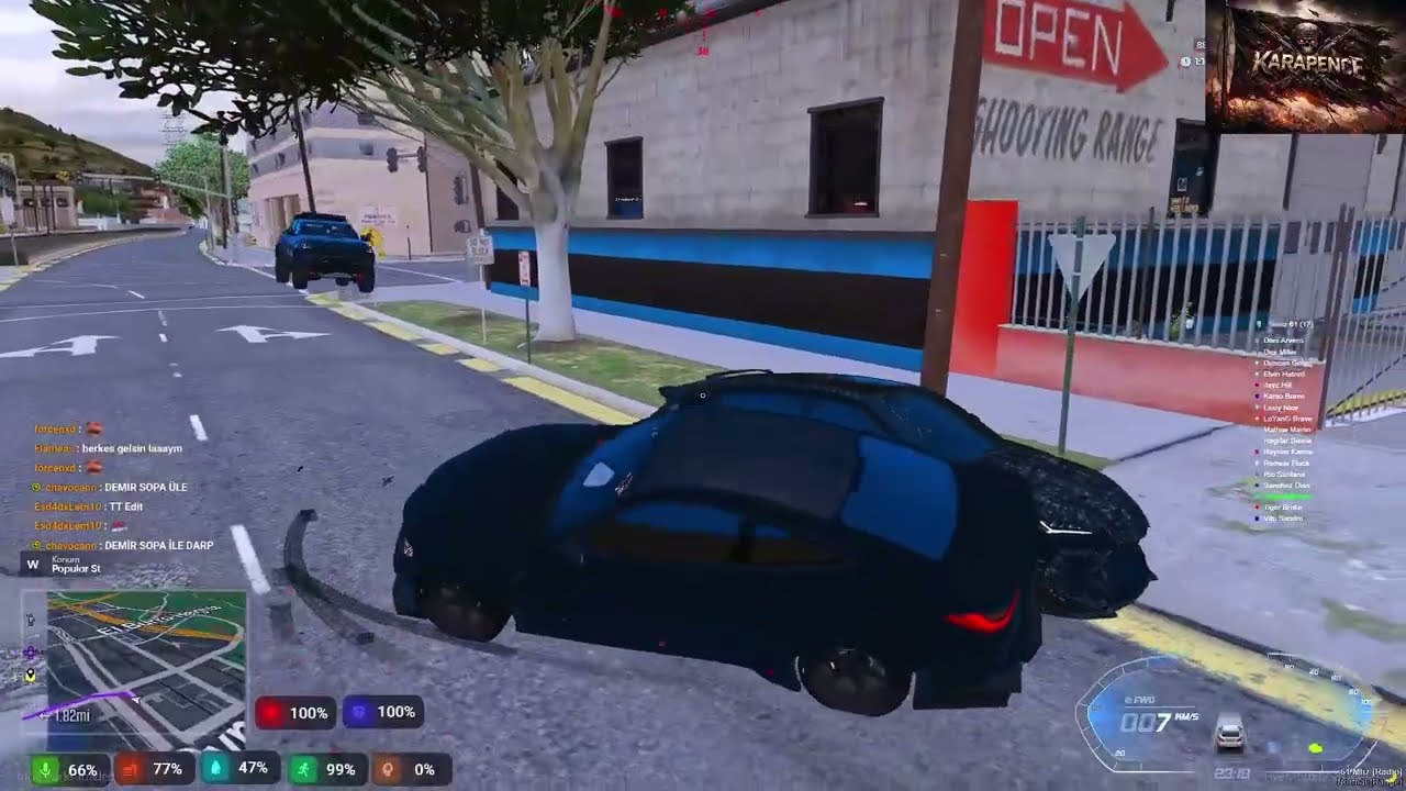 BOTÇU YAYINCI ŞAP ŞAP'A DARKCLAW TOKADI!!! #milesv #letrarp #gtav