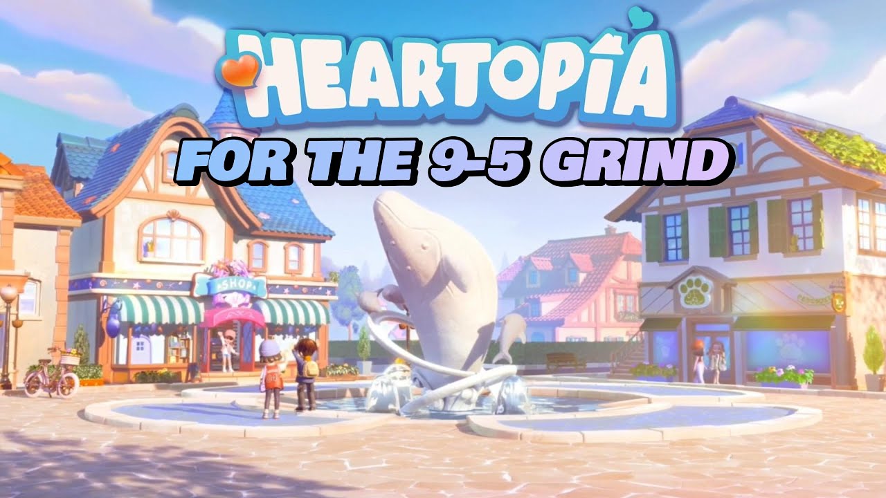 Heartopia for a calm and quiet workspace | No commentary - background gameplay