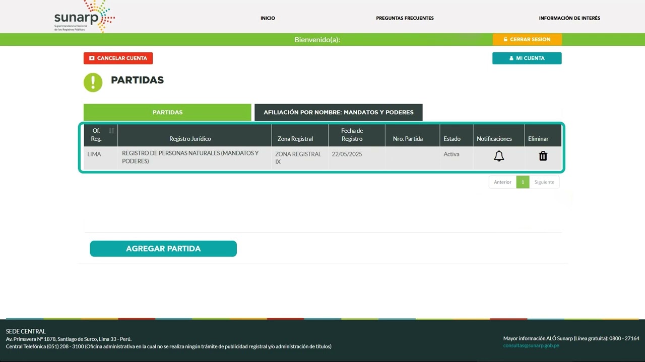 Alerta Registral : Para Mandatos y Poderes | #NoticiasSunarp
