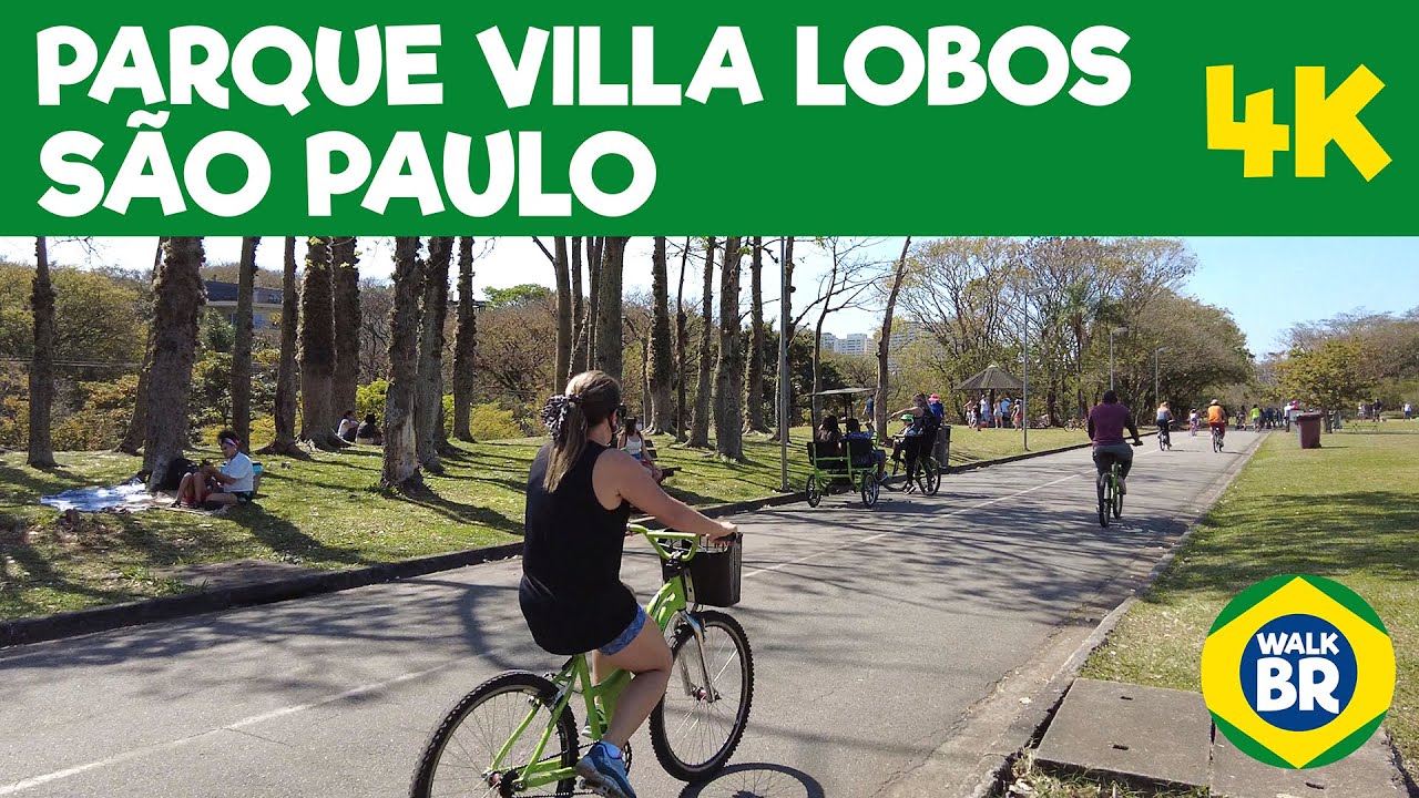 PARQUE VILLA LOBOS - SÃO PAULO - SP - Caminhando - Walking - 4K 60fps - Áudio Binaural