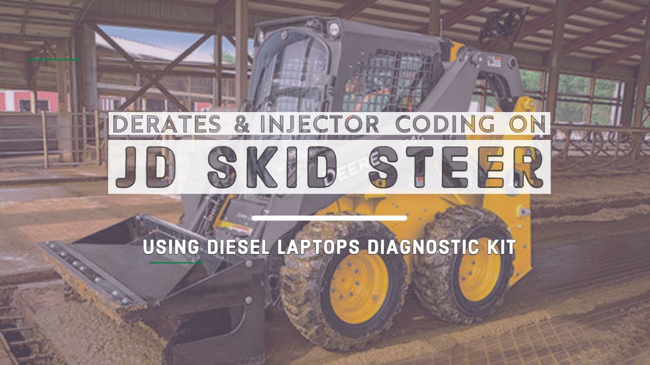 Снижение номинальных характеристик мини-погрузчиков John Deere и кодирование инжектора с помощью ...