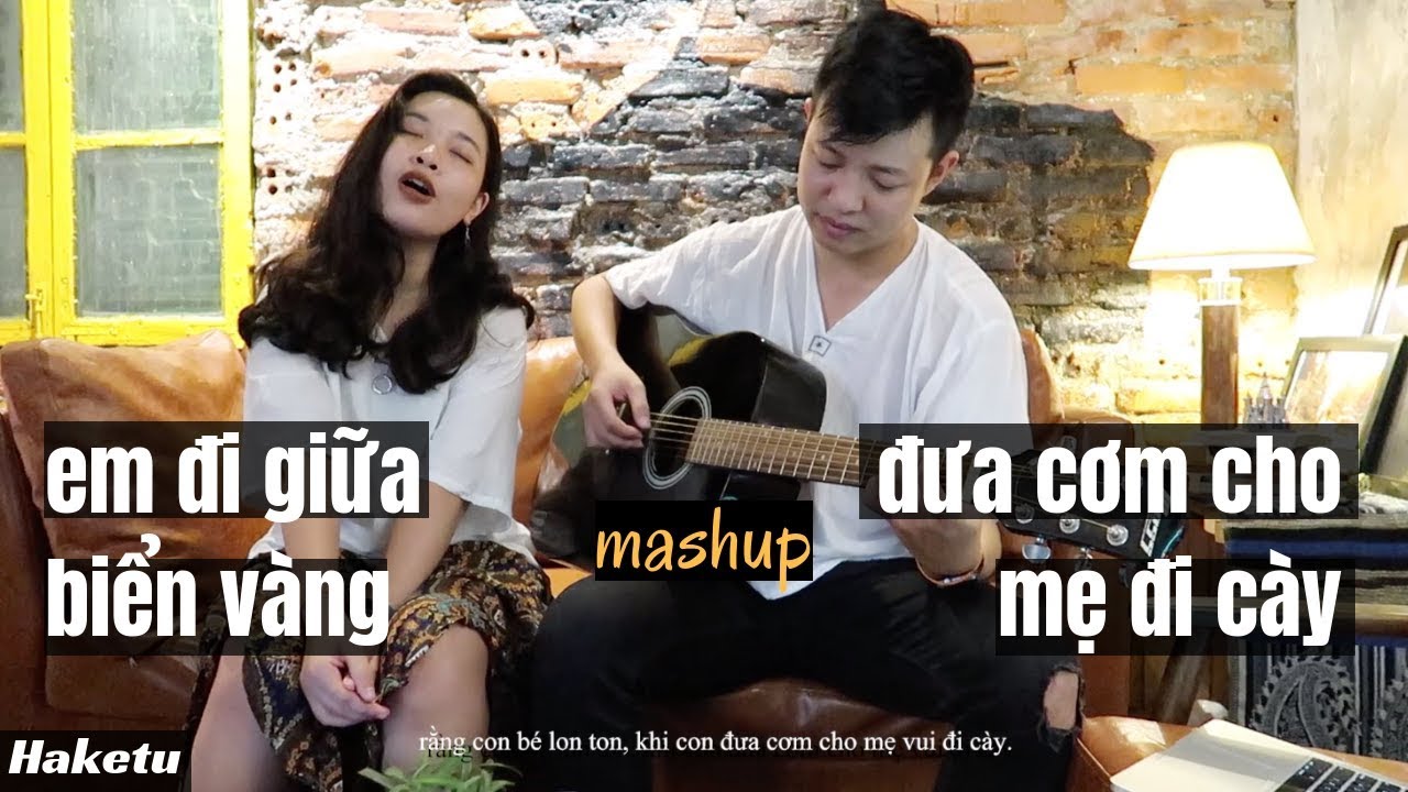 Em Đi Giữa Biển Vàng Đưa Cơm Cho Mẹ Đi Cày / Acoustic Cover