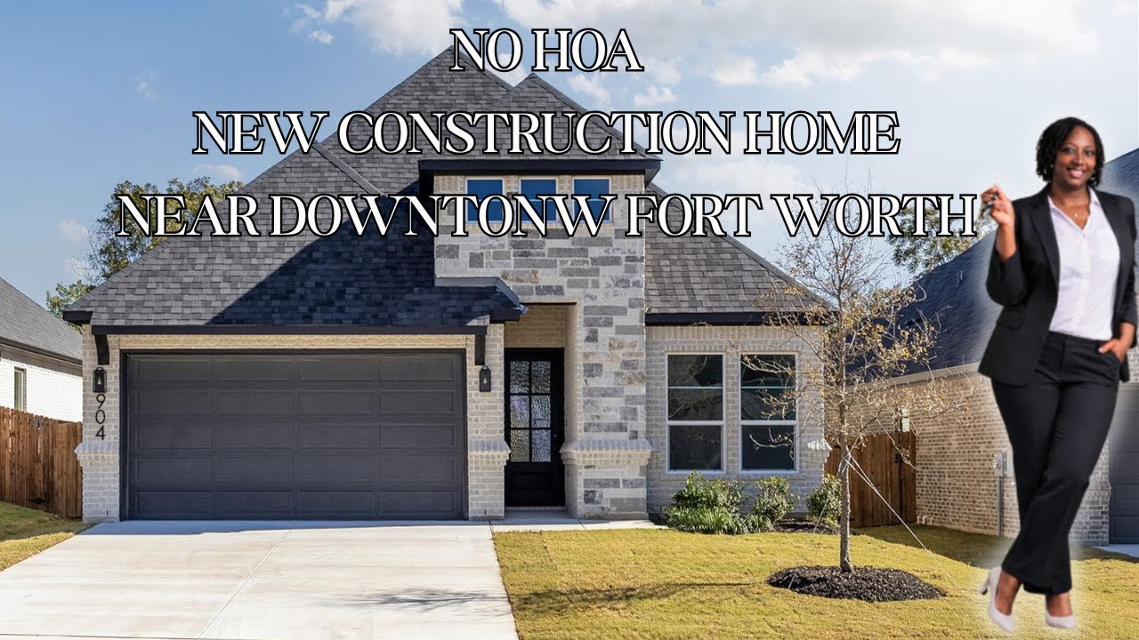 New Construction Home Tour in River Oaks, TX | No HOA | $503,900