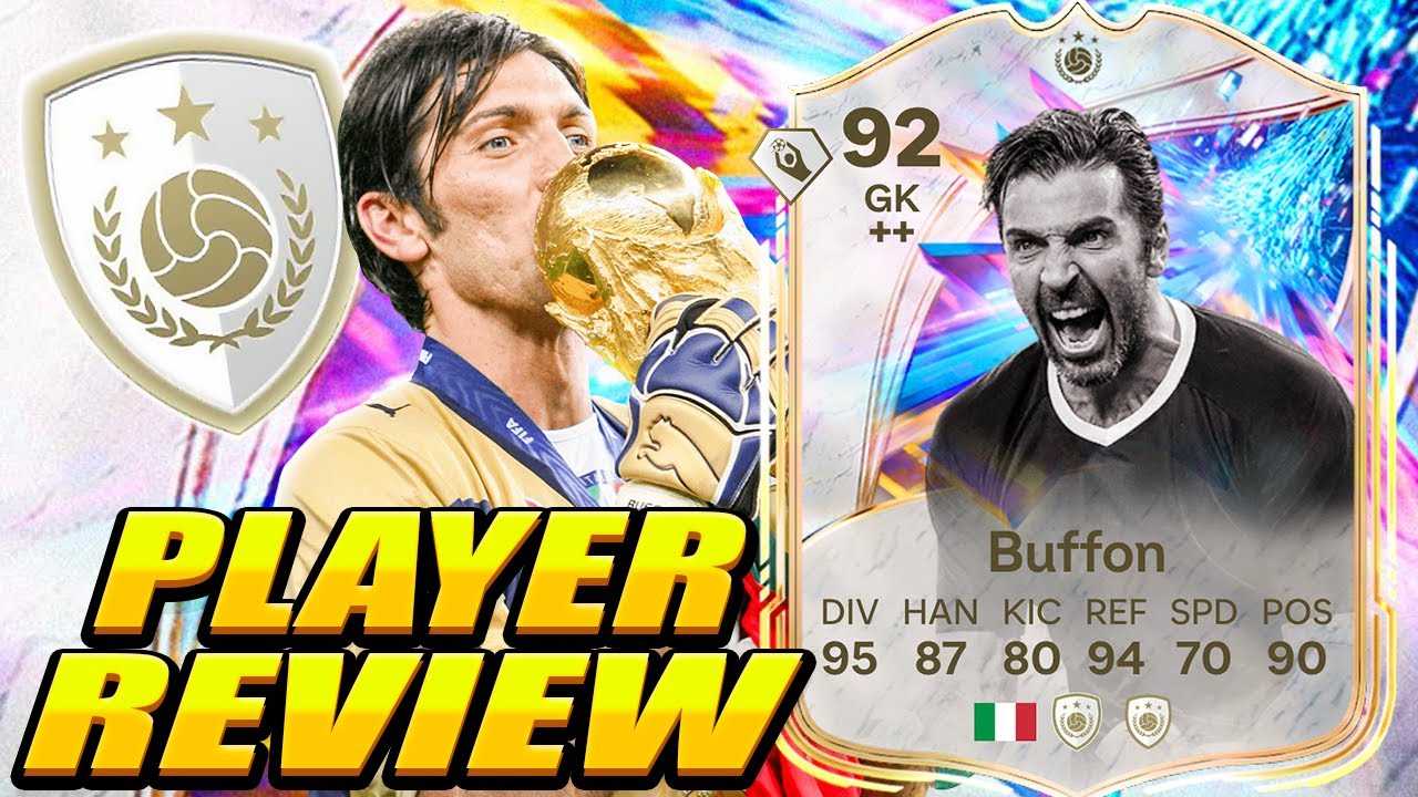 He SAVES EVERYTHING… 🧤🔥 92 TOTY Icon Buffon Review! ICON SWAPS Buffon Review! 92 Buffon Icon Swaps!
