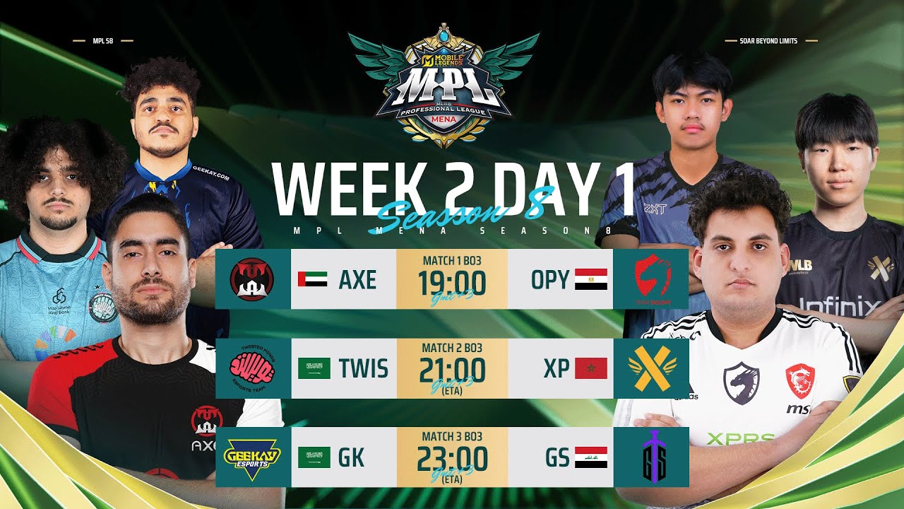 2025 MPL MENA Season 8 Regular Season Week 2 Day 1