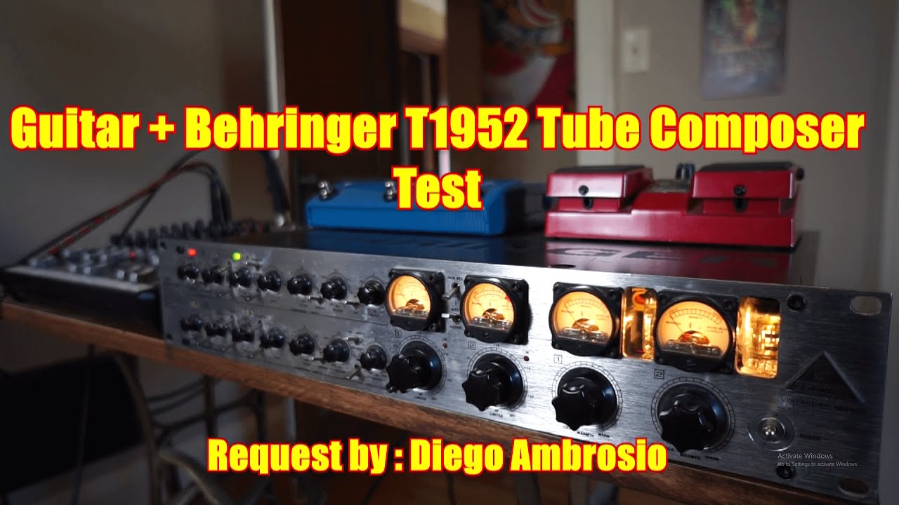 Тест гитары Behringer T1952 Tube Composer