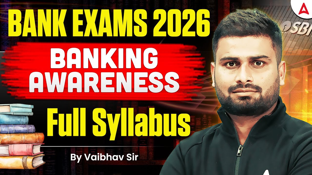 Bank Exams 2026 | Banking Awareness Full Syllabus & Topic-Wise Weightage | By Vaibhav Sir