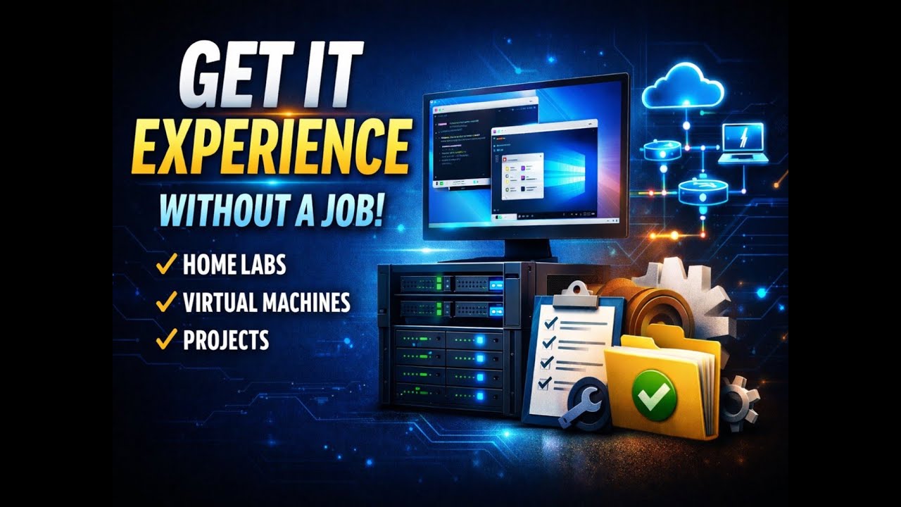Get IT Experience With No Job or Degree — Beginner IT Guide