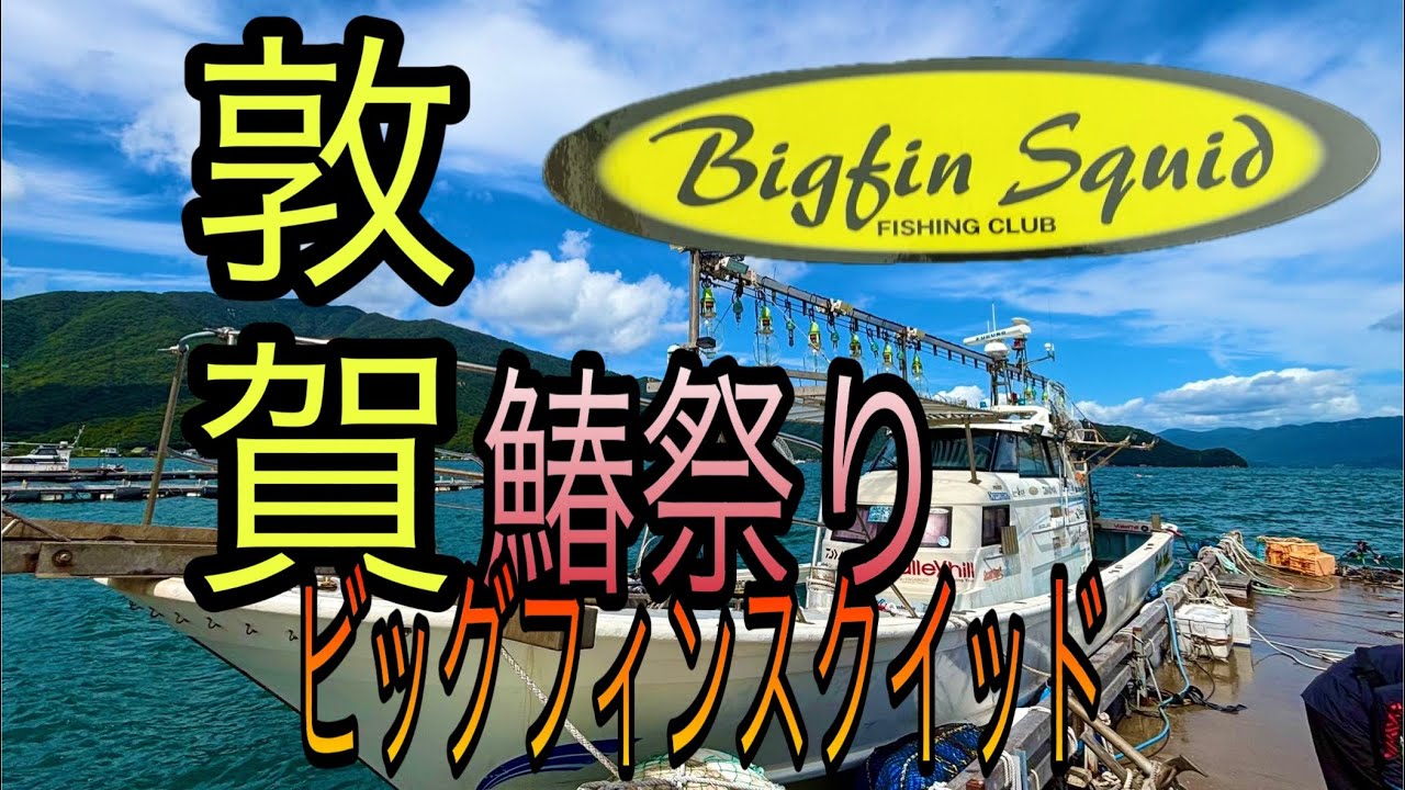 【ビッグフィンスクイッド】爆釣!?敦賀ジギングで当たりまくり切れまくり!!