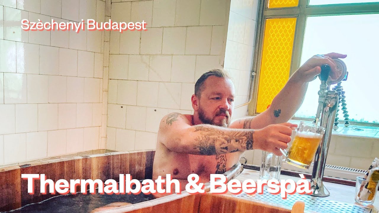 Beer spa in Budapest. Thermalspa Szèchenyi.