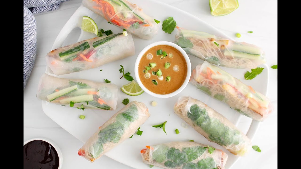 Vegan Rice Paper Rolls
