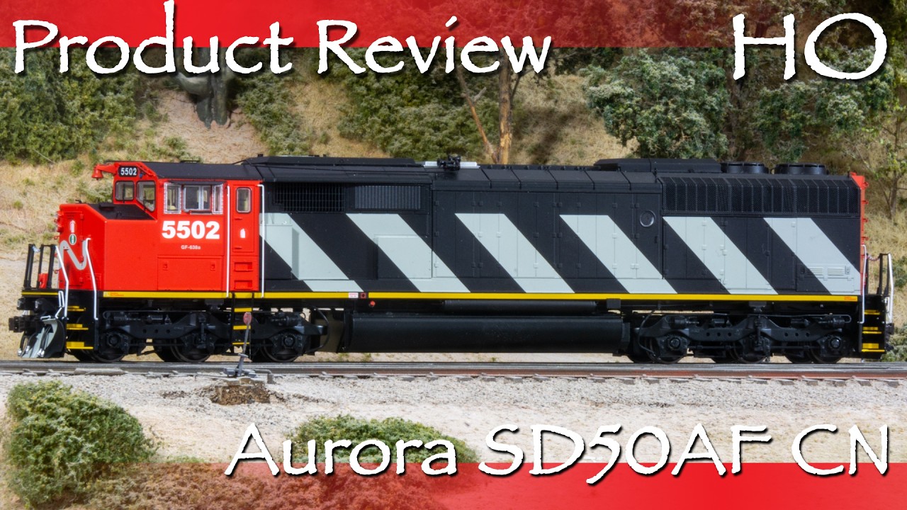 Canadian SD50AF! - Unboxing and Product Review the Aurora Miniatures HO Scale SD50AF CN Locomotive!