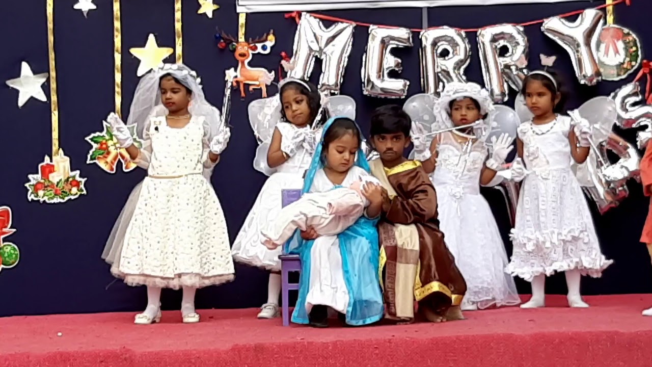 christmas Tablo By L.K.G. Students