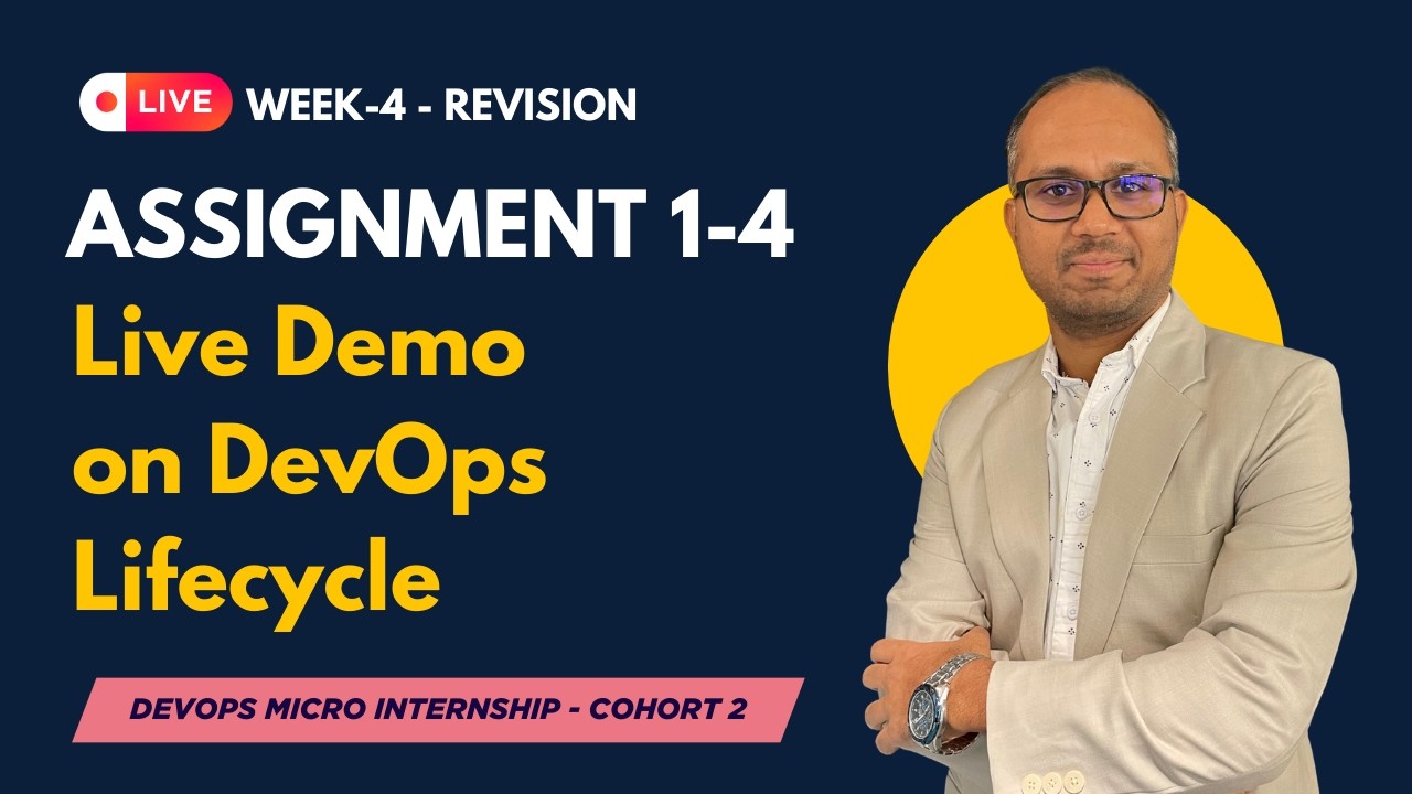 Live Demo - Week-4 assignments - DevOps Lifecycle- Group-5 & Group-6