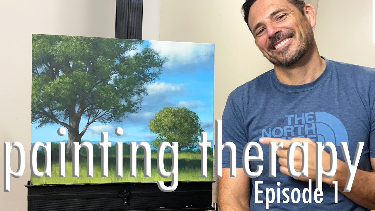 Painting Therapy EP. 1 - painting podcast series with Tim Gagnon.  Come listen in and watch me paint