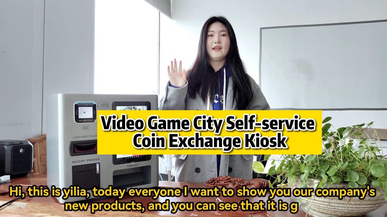 Video Game City Self service Coin Exchange Kiosk