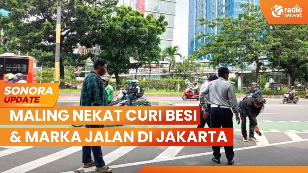 Maling Nekat Curi Besi Jembatan di Sunter dan Marka Jalan di Cawang | SONORA UPDATE