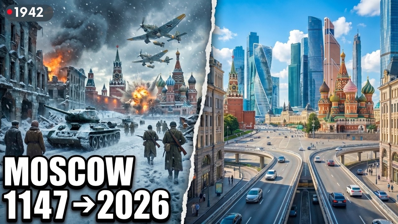 Evolution of Moscow | Rise of Russia&rsquo;s Capital (1147&ndash;2026) | City Timelapse