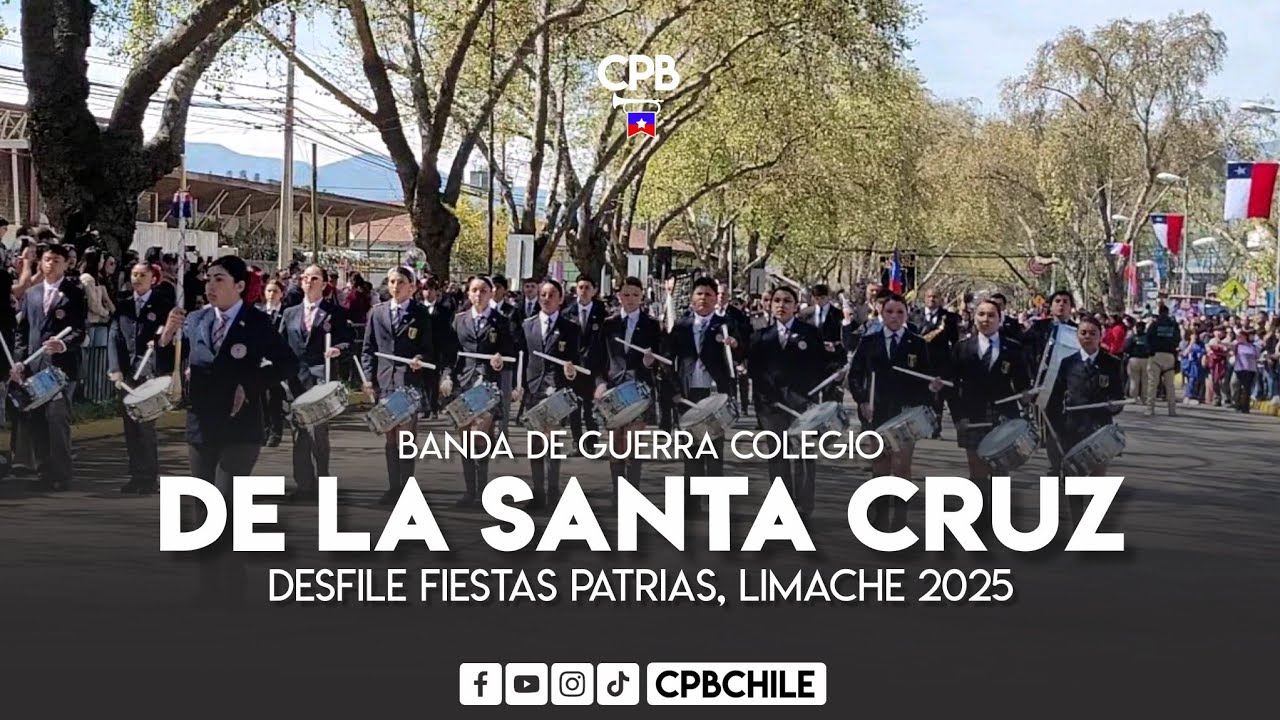 Banda Colegio de la Santa Cruz - Desfile Fiestas Patrias, Limache 2025