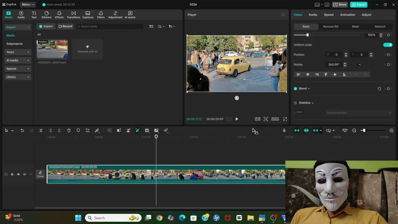 CapCut PC Timeline 💻Tools Explained