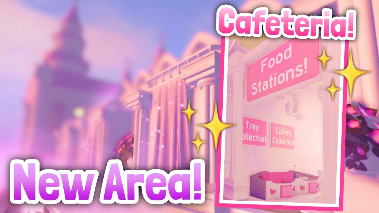 NEW AREA! FINISHED CAFETERIA KITCHEN! Royale High Leaks