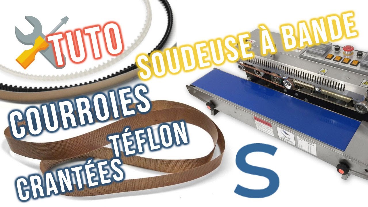 TUTO Soudeuse à bande | Changement des courroies