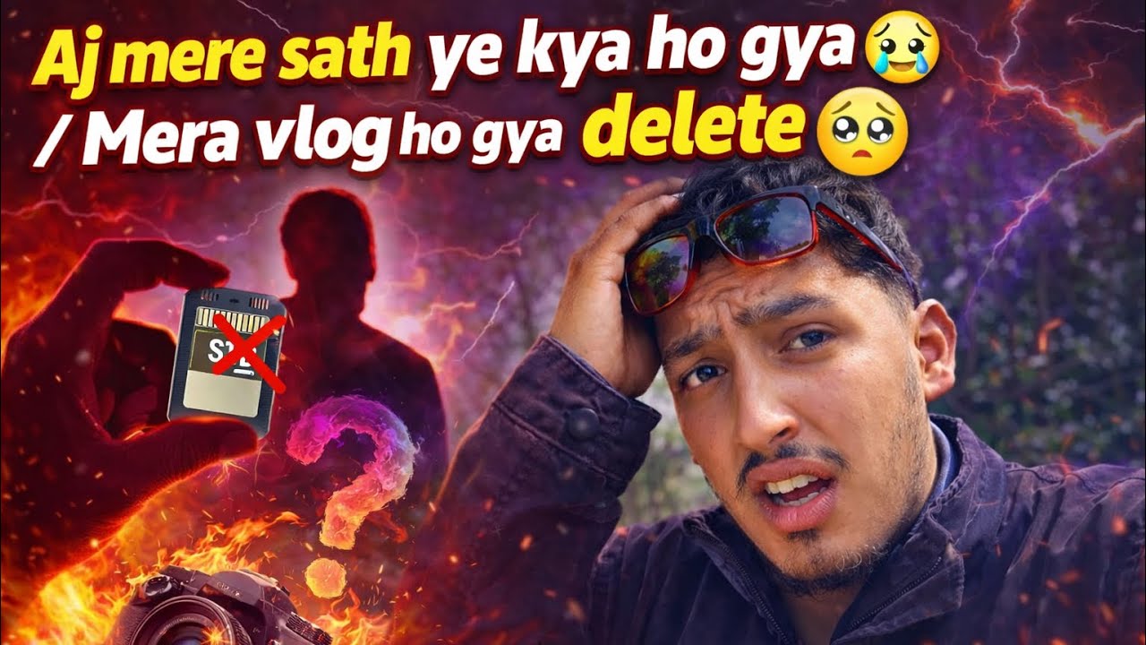 Aj mere sath ye kya ho gya 😢 / Mera vlog ho gya delete 🥺