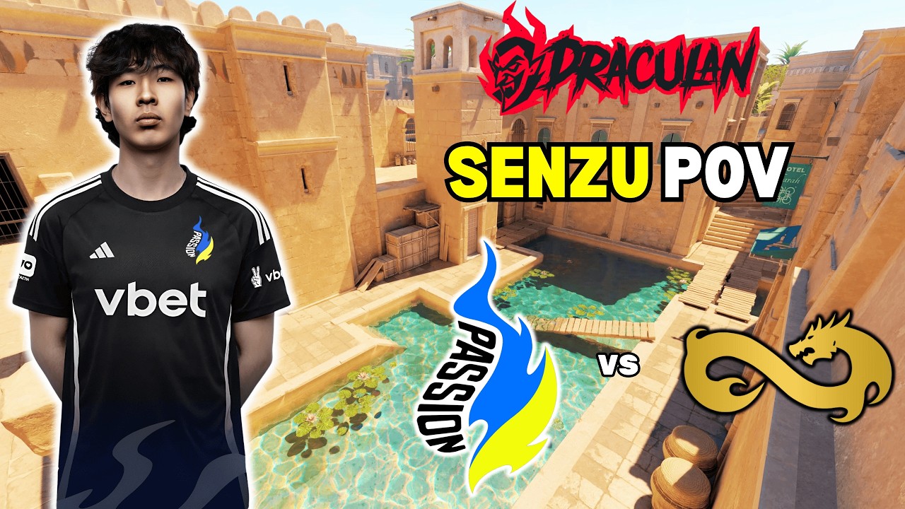 Senzu POV | Passion UA vs Eternal Fire (19-12) | Rating 1.58 | CS2 Digital Crusade DraculaN Season 6