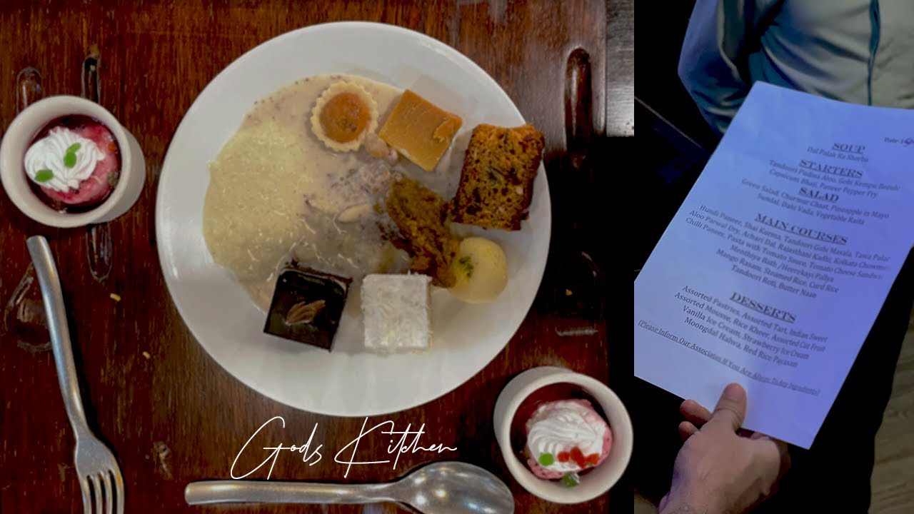 Fine Dining Experience At Gods Kitchen ,Higher Taste | Top Satvik Vegetarian Restaurant in Bangalore
