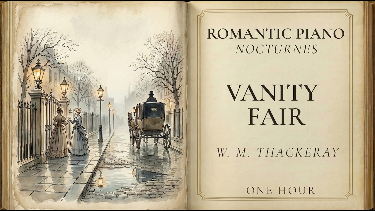 Gaslight & Silhouettes - Romantic Classical Piano for Focus & Studying | 1 Hour | Nocturnes