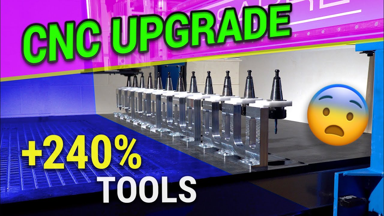 240% Upgrade to ShopSabre CNC Router ATC