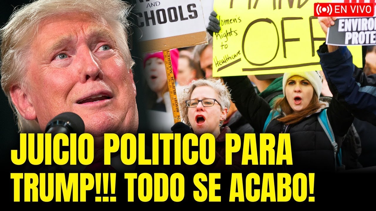 JUICIO POL&Iacute;TICO PARA TRUMP! MILES PROTESTAN EN EEUU PARA QUE SE VAYA