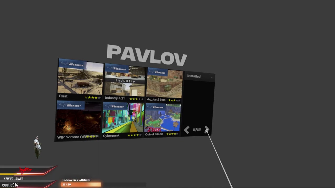 Pavlov VR public #7 + Mamut Apto gun stock + Valve Index