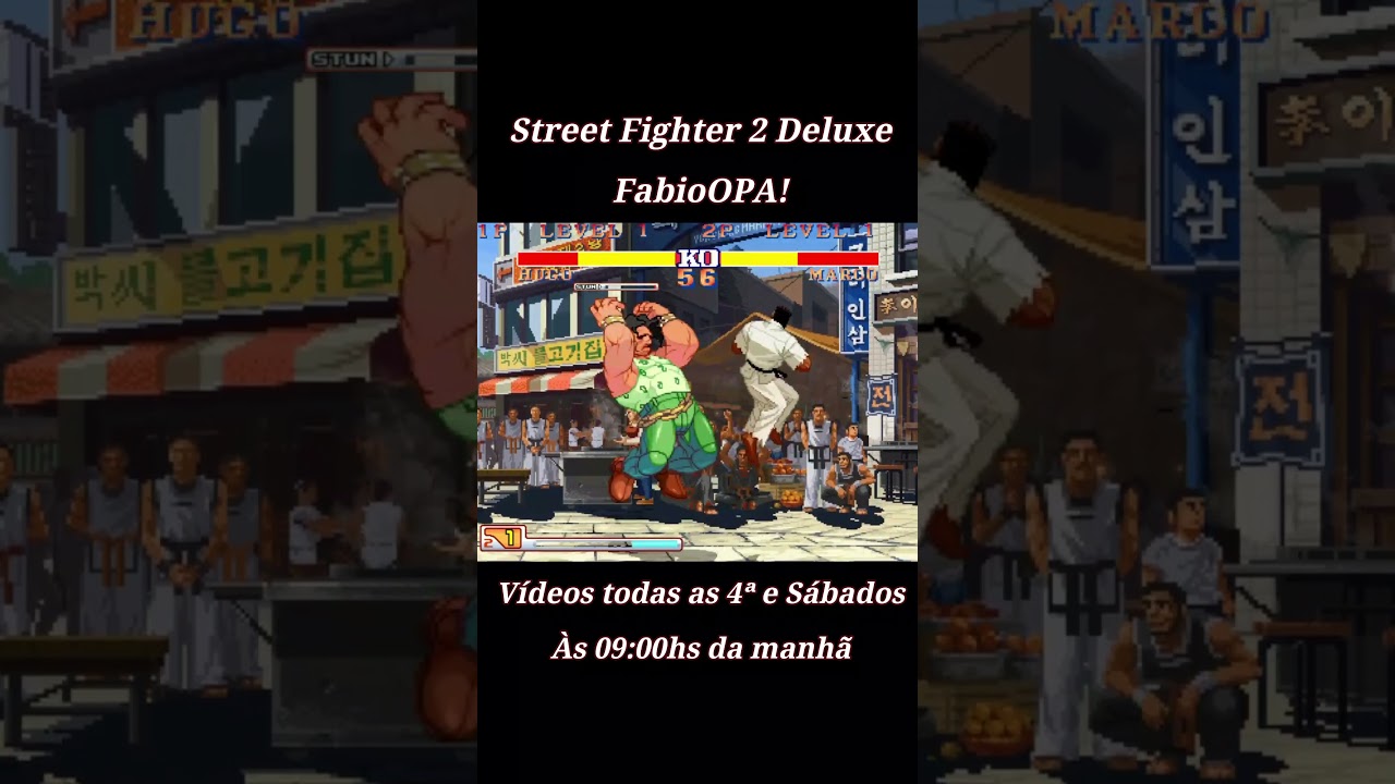 Palinha no Street Fighter 2 Deluxe - Jogando com Hugo #shorts