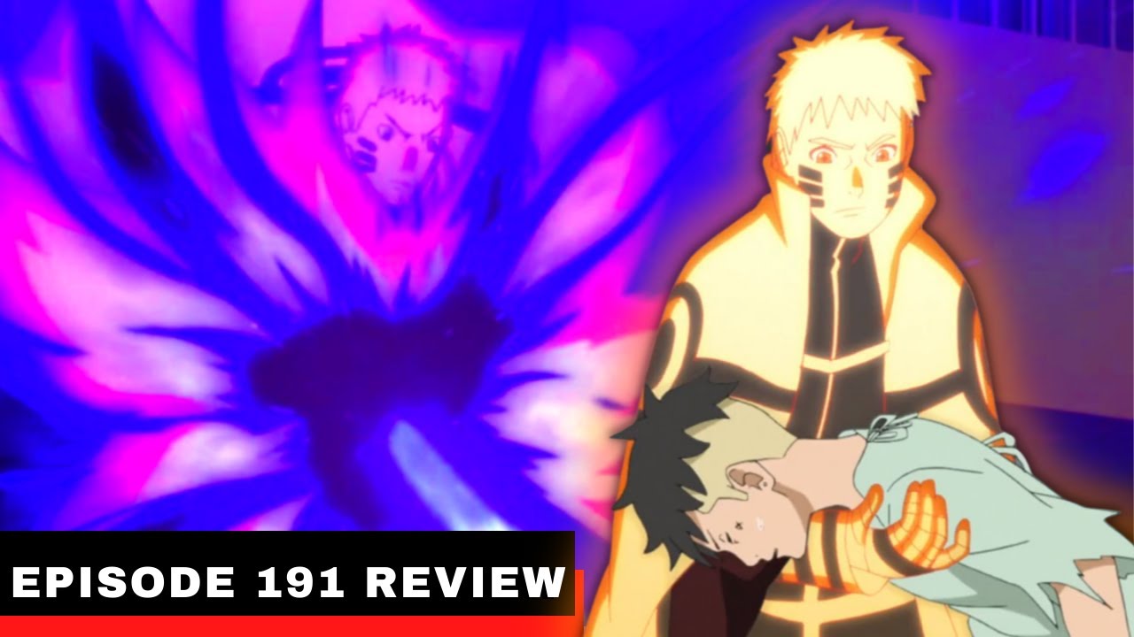 Kawaki attacks kurama Naruto and Sumire | Boruto ep 191 Naruto Kurama puts an end to Kawaki rage