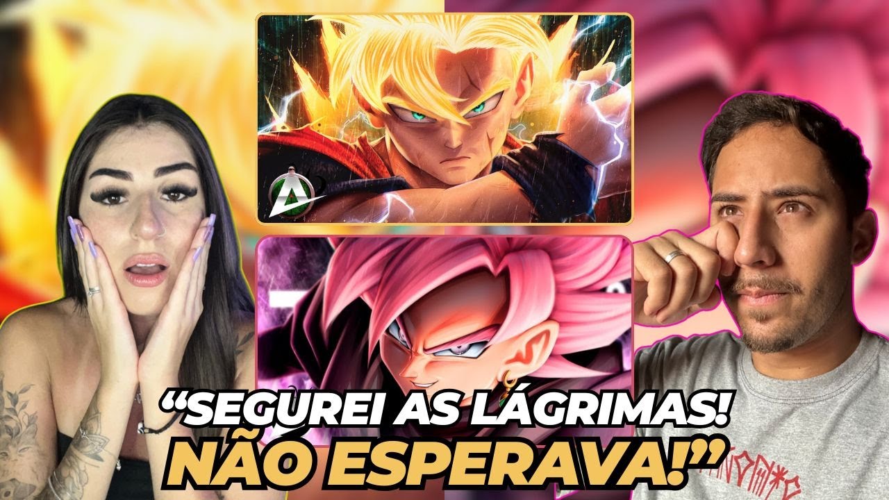 MELHOR REACT?! | 2 EM 1 | Mirai Gohan | Luz do Futuro // Goku Black | Nova Criação | AniRap